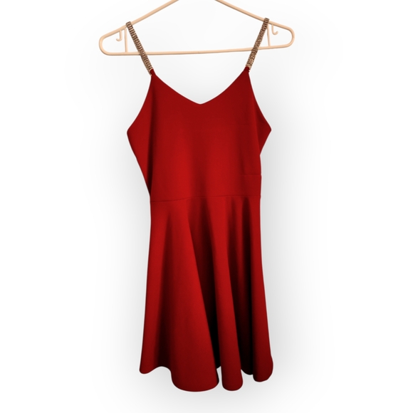 UEBAN KIDS Other - Urban Red Mini Dress with Chain Straps Girls Large